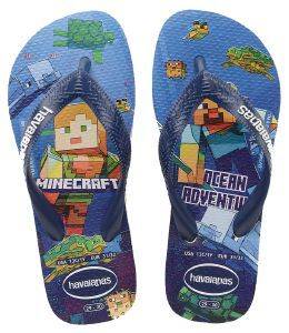 ��������� HAVAIANAS KIDS MINECRAFT ���� (BR:31/32,EUR:33/34)