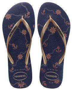 ΣΑΓΙΟΝΑΡΑ HAVAIANAS SLIM NAUTICAL ΜΠΛΕ ΣΚΟΥΡΟ/ΧΡΥΣΑΦΙ (39-40) ΣΑΓΙΟΝΑΡΑ HAVAIANAS SLIM NAUTICAL ΜΠΛΕ ΣΚΟΥΡΟ/ΧΡΥΣΑΦΙ (39-40)