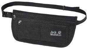 ΤΣΑΝΤΑΚΙ JACK WOLFSKIN DOCUMENT BELT DE LUXE BAG ΜΑΥΡΟ ΤΣΑΝΤΑΚΙ JACK WOLFSKIN DOCUMENT BELT DE LUXE BAG ΜΑΥΡΟ