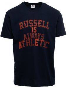 ΜΠΛΟΥΖΑ RUSSELL ATHLETIC RA MOTTO S/S CREWNECK TEE ΜΠΛΕ ΣΚΟΥΡΟ (L) ΜΠΛΟΥΖΑ RUSSELL ATHLETIC RA MOTTO S/S CREWNECK TEE ΜΠΛΕ ΣΚΟΥΡΟ (L)