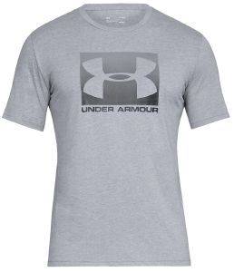 UNDER ARMOUR ΜΠΛΟΥΖΑ UNDER ARMOUR UA BOXED SPORTSTYLE GRAPHIC T-SHIRT ΓΚΡΙ
