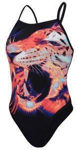  SPEEDO JUNGLEBEAST RIBBONBACK SWIMSUIT 