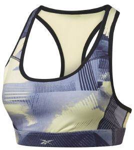  REEBOK RUNNING ESSENTIALS MEDIUM-IMPACT GRAPHIC BRA  (L)