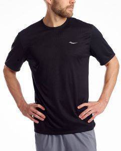 ΜΠΛΟΥΖΑ SAUCONY STOPWATCH SS TEE ΜΑΥΡΗ (M) ΜΠΛΟΥΖΑ SAUCONY STOPWATCH SS TEE ΜΑΥΡΗ (M)