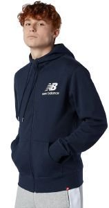  NEW BALANCE ESSENTIALS STACKED LOGO HOODIE   (S)