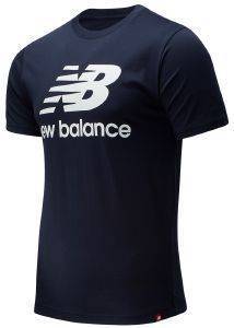  NEW BALANCE ESSENTIALS STACKED LOGO TEE   (L)