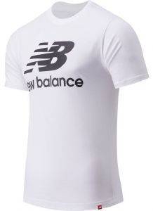  NEW BALANCE ESSENTIALS STACKED LOGO TEE  (S)