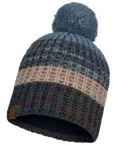  BUFF KNITTED & FLEECE BAND HAT ALINA BLUE 