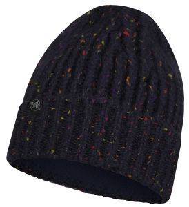  BUFF KNITTED & FLEECE BAND HAT KIM NIGHT BLUE  