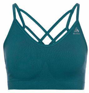 ODLO ΜΠΟΥΣΤΑΚΙ ODLO SEAMLESS SOFT SPORTS BRA ΠΕΤΡΟΛ/ΓΚΡΙ ΜΕΛΑΝΖΕ