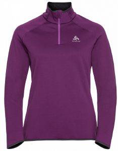  ODLO CARVE CERAMIWARM 1/2 ZIP MIDLAYER  (M)
