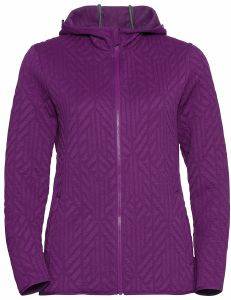 ΖΑΚΕΤΑ ODLO HOODY MIDLAYER FULL ZIP CORVIGLIA KINSHI ΜΩΒ (S) ΖΑΚΕΤΑ ODLO HOODY MIDLAYER FULL ZIP CORVIGLIA KINSHI ΜΩΒ (S)