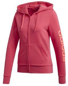 ΖΑΚΕΤΑ ADIDAS PERFORMANCE ESSENTIALS LINEAR HOODIE ΡΟΖ (L) ΖΑΚΕΤΑ ADIDAS PERFORMANCE ESSENTIALS LINEAR HOODIE ΡΟΖ (L)