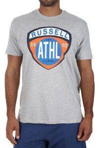  RUSSELL ATHLETIC SHIELD S/S CREWNECK TEE   (S)