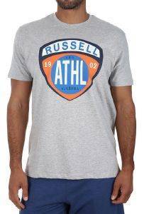 ΜΠΛΟΥΖΑ RUSSELL ATHLETIC SHIELD S/S CREWNECK TEE ΓΚΡΙ ΜΕΛΑΝΖΕ (L) ΜΠΛΟΥΖΑ RUSSELL ATHLETIC SHIELD S/S CREWNECK TEE ΓΚΡΙ ΜΕΛΑΝΖΕ (L)