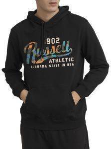  RUSSELL ATHLETIC PANELED PULLOVER HOODY  (M)