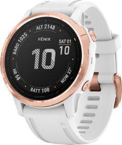  GARMIN FENIX 6S PRO ROSE GOLD WITH WHITE BAND