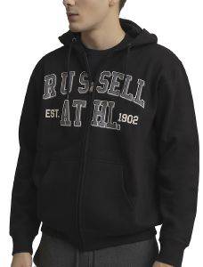 ΖΑΚΕΤΑ RUSSELL ATHLETIC 1902 ZIP THROUGH HOODY ΜΑΥΡΗ (L) ΖΑΚΕΤΑ RUSSELL ATHLETIC 1902 ZIP THROUGH HOODY ΜΑΥΡΗ (L)