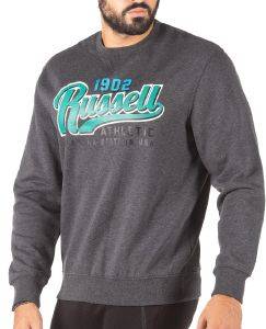 ΜΠΛΟΥΖΑ RUSSELL ATHLETIC ΜΠΛΕ ΣΚΟΥΡΟ CREWNECK SWEATSHIRT ΓΚΡΙ (M) ΜΠΛΟΥΖΑ RUSSELL ATHLETIC ΜΠΛΕ ΣΚΟΥΡΟ CREWNECK SWEATSHIRT ΓΚΡΙ (M)