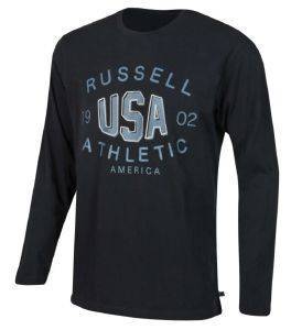  RUSSELL ATHLETIC USA L/S CREWNECK TEE  (S)