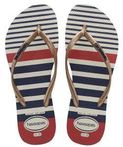 ΣΑΓΙΟΝΑΡΑ HAVAIANAS SLIM NAUTICAL ΛΕΥΚΗ/ΧΡΥΣΗ (39-40) ΣΑΓΙΟΝΑΡΑ HAVAIANAS SLIM NAUTICAL ΛΕΥΚΗ/ΧΡΥΣΗ (39-40)
