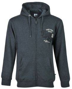  RUSSELL ATHLETIC TRADEMARK USA ZIP-THROUGH HOODY  (M)