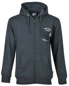  RUSSELL ATHLETIC TRADEMARK USA ZIP-THROUGH HOODY  (L)