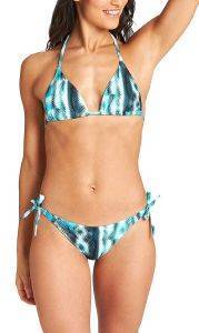  ARENA ALLOVER TRIANGLE TWO PIECES BLACK MULTI  (36)