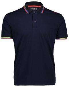  CMP POLO SHIRT BLACK BLUE