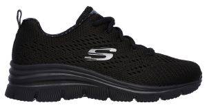 SKECHERS ΠΑΠΟΥΤΣΙ SKECHERS FASHION FIT STATEMENT PIECE ΜΑΥΡΟ