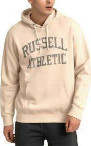  RUSSELL ATHLETIC CAMO PRINTED PULLOVER HOODY  (XL)