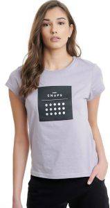  BODYTALK SNAPS TEE  (XS)