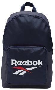 REEBOK ΤΣΑΝΤΑ ΠΛΑΤΗΣ REEBOK FOUNDATION BACKPACK ΜΠΛΕ ΣΚΟΥΡΟ