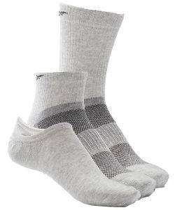 REEBOK ΚΑΛΤΣΕΣ REEBOK ACTIVE FOUNDATION ANKLE SOCKS 3P ΓΚΡΙ