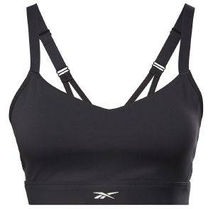  REEBOK LUX STRAPPY MEDIUM-IMPACT SPORTS BRA  (S)