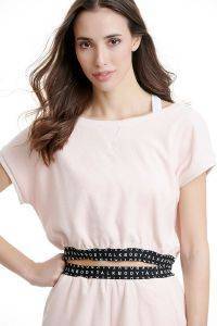ΜΠΛΟΥΖΑ BODYTALK CROPPED ΡΟΖ (XS) ΜΠΛΟΥΖΑ BODYTALK CROPPED ΡΟΖ (XS)