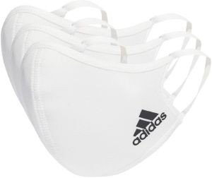 ADIDAS PERFORMANCE ΥΦΑΣΜΑΤΙΝΕΣ ΜΑΣΚΕΣ ADIDAS PERFORMANCE FACE COVER 3-PACK ΛΕΥΚΕΣ (S)