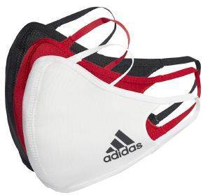 ADIDAS PERFORMANCE ΥΦΑΣΜΑΤΙΝΕΣ ΜΑΣΚΕΣ ADIDAS PERFORMANCE FACE COVER 3-PACK ΛΕΥΚΟ/ΚΟΚΚΙΝΟ/ΜΑΥΡΟ (S)