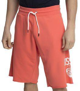  RUSSELL ATHLETIC COLLEGIATE RAW EDGE SHORTS  (L)