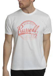  RUSSELL ATHLETIC COLLEGIATE LOGO S/S CREWNECK TEE 