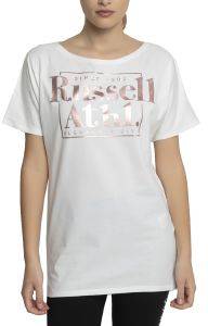 ΜΠΛΟΥΖΑ RUSSELL ATHLETIC KIMONO LOOSE FIT TOP ΛΕΥΚΗ