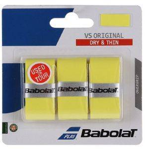 ΓΚΡΙΠ BABOLAT VS ORIGINAL DRY & THIN X3 ΚΙΤΡΙΝΑ ΓΚΡΙΠ BABOLAT VS ORIGINAL DRY & THIN X3 ΚΙΤΡΙΝΑ
