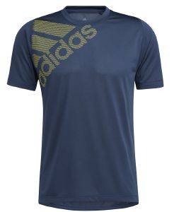  ADIDAS PERFORMANCE FREELIFT BADGE OF SPORT GRAPHIC TEE   (S)