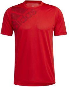  ADIDAS PERFORMANCE FREELIFT BADGE OF SPORT GRAPHIC TEE  (S)