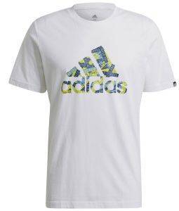  ADIDAS PERFORMANCE BRANDED TAPE LOGO GRAPHIC TEE  (XXL)