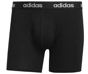  ADIDAS PERFORMANCE ESSENTIALS LOGO BOXER BRIEFS 2 PACK  (S)