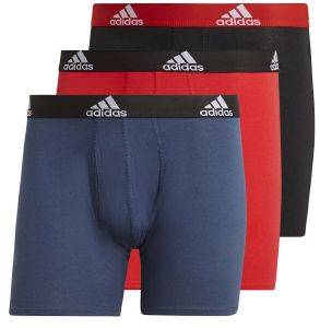  ADIDAS PERFORMANCE LOGO BOXER BRIEFS 3 PACK / / (S)