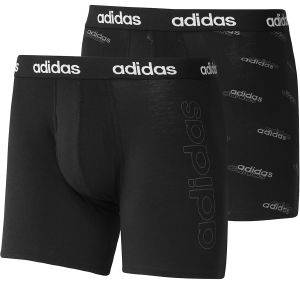  ADIDAS PERFORMANCE GRAPHIC BOXER BRIEFS 2 PACK  (S)