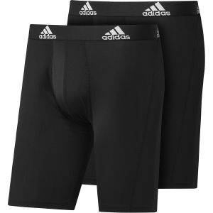  ADIDAS PERFORMANCE BADGE OF SPORT BOXER BRIEFS 2 PACK  (S)