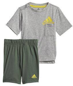 ΣΕΤ ADIDAS PERFORMANCE BADGE OF SPORT SUMMER SET ΓΚΡΙ/ΠΡΑΣΙΝΟ (98 CM) ΣΕΤ ADIDAS PERFORMANCE BADGE OF SPORT SUMMER SET ΓΚΡΙ/ΠΡΑΣΙΝΟ (98 CM)